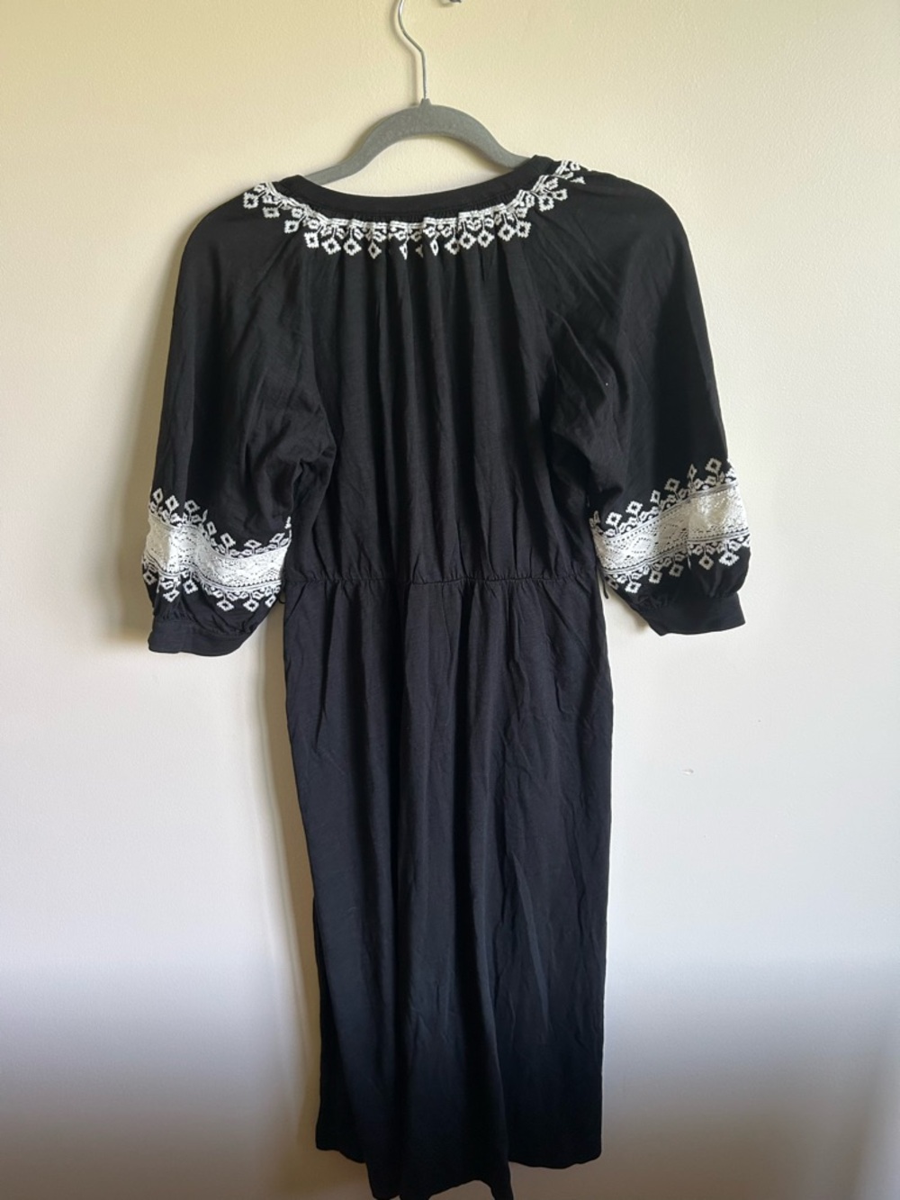 Boden Embroidered V-Neck Midi Dress - Women - Picture 4 of 4